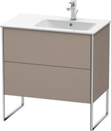 Duravit XSquare Waschtischunterbau 810x832x478 mm mit 2 Auszügen in seidenmattem Esche-Ahorn
