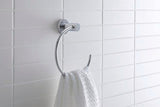DURAVIT D-Code Handtuchring Chrom – Wandmontage, schwenkbar, 158 mm