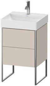 Duravit XSquare Waschtischunterbau 731x484x460 mm, 2 Auszüge, weiß matt, bodenstehend