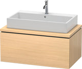 DURAVIT L-Cube Waschtischunterbau 920 mm betongrau matt mit 1 Auszug und Tip-on-Technik