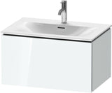 Duravit L-Cube Waschtischunterbau wandhängend 720 mm weiß matt mit 1 Auszug und Tip-On-Technik