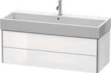 Duravit XSquare Waschtischunterbau 1184 mm mit 2 Schubkästen in Steingrau matt