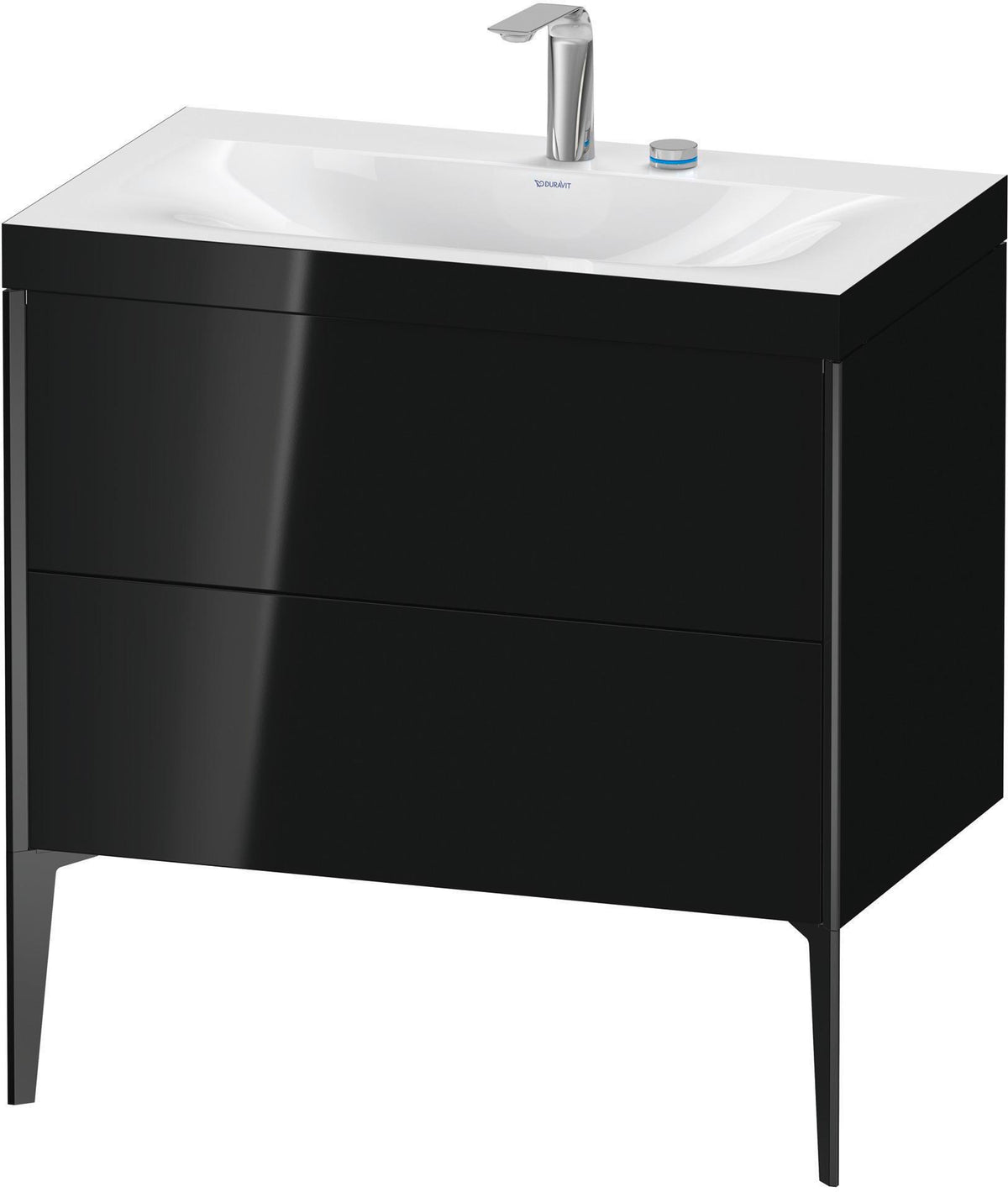 DURAVIT XViu c-bonded Waschtischset 800 mm mit 2 Auszügen, bodenstehend, Soft-Close