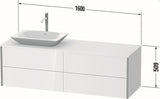 Duravit XVIU Waschtischunterbau 1600x550mm Champagner Matt mit Konsolenplatte