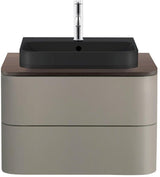 Duravit Konsole Happy D.2+ 650x480mm Weiß Hochglanz mit 1 Ausschnitt