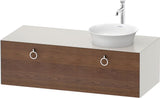 DURAVIT White Tulip Waschtischunterbau 1300 mm wandhängend, 1 Auszug, weiß seidenmatt