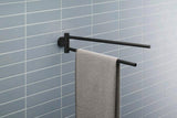 DURAVIT D-Code Handtuchhalter 2-armig schwenkbar 447 mm Chrom