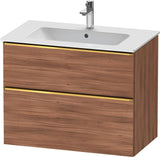 Duravit D-Neo Waschtischunterbau 810 mm betongrau matt mit Soft-Close-Auszug