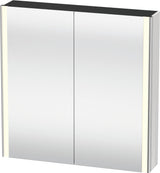 Duravit XSquare Spiegelschrank 800 mm mit LED-Beleuchtung, 2 Schwingtüren & Soft-Close