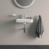 DURAVIT Happy D.2 Möbel-Handwaschbecken 500 mm mit Überlauf und Hahnlochbank, weiß