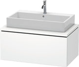 DURAVIT L-Cube Waschtischunterbau 920 mm betongrau matt mit 1 Auszug und Tip-on-Technik