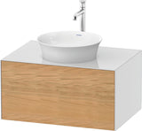 DURAVIT White Tulip Waschtischunterbau 800 mm, 1 Auszug, LED-Beleuchtung, anthrazit