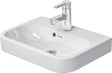 DURAVIT Happy D.2 Möbel-Handwaschbecken 500 mm mit Überlauf und Hahnlochbank, weiß