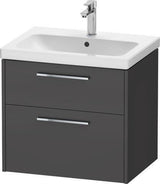 DURAVIT D-Code 2.0 Wandhängender Waschtischunterbau 634 mm Eiche mit Soft-Close