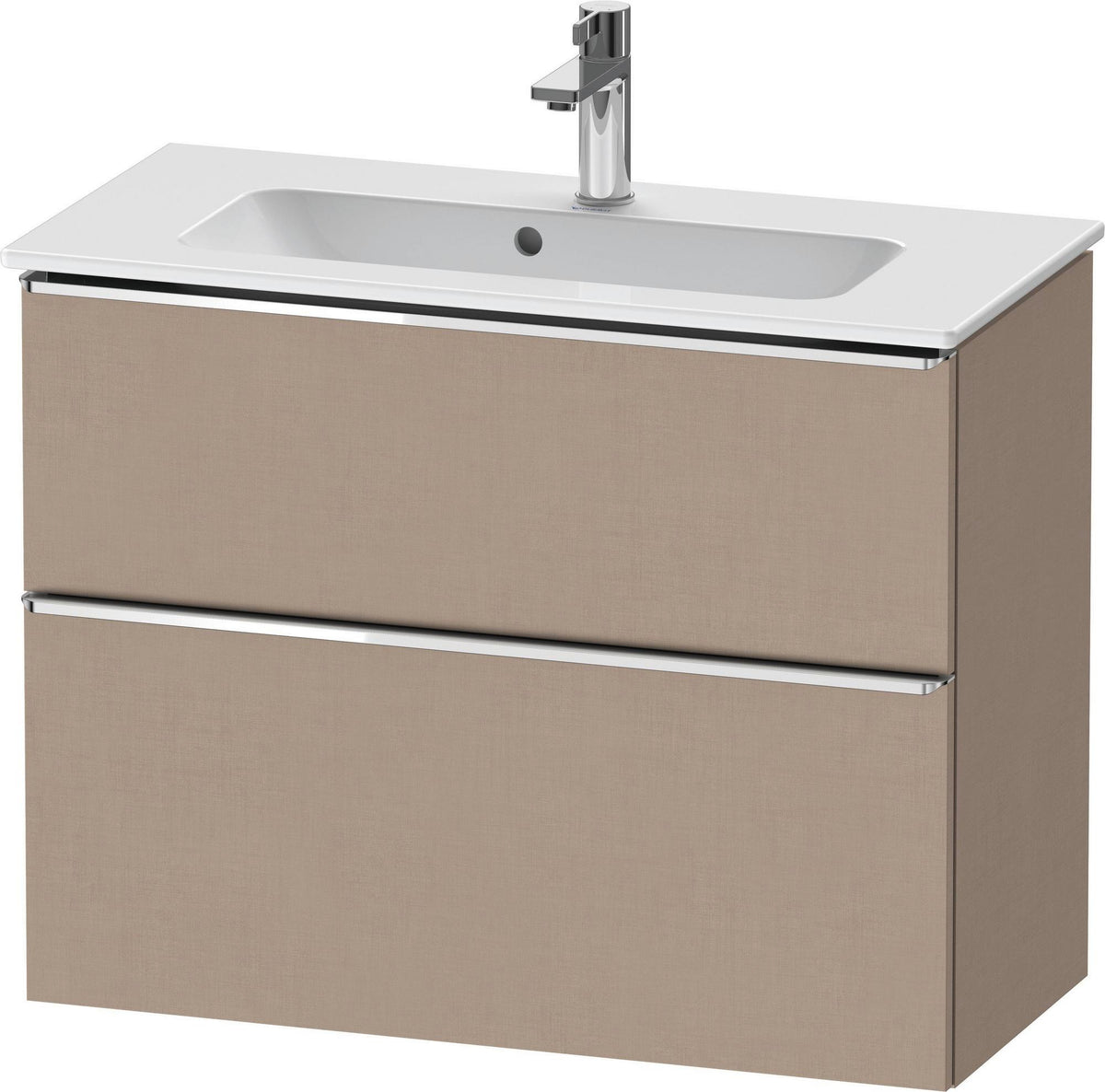 DURAVIT D-Neo Waschtischunterbau 810 mm Eiche Schwarz Bronze, wandhängend, 1 Auszug