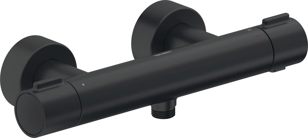 DURAVIT Brausethermostat Aufputz Bronze Gebürstet – Thermostatkartusche, 2 Griffe, DN 15