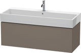 DURAVIT L-Cube Waschtischunterbau 1184 mm, 1 Auszug, Weiß Matt, Tip-On