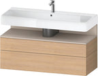 eiche natur / Nische taupe supermatt / keine Angabe