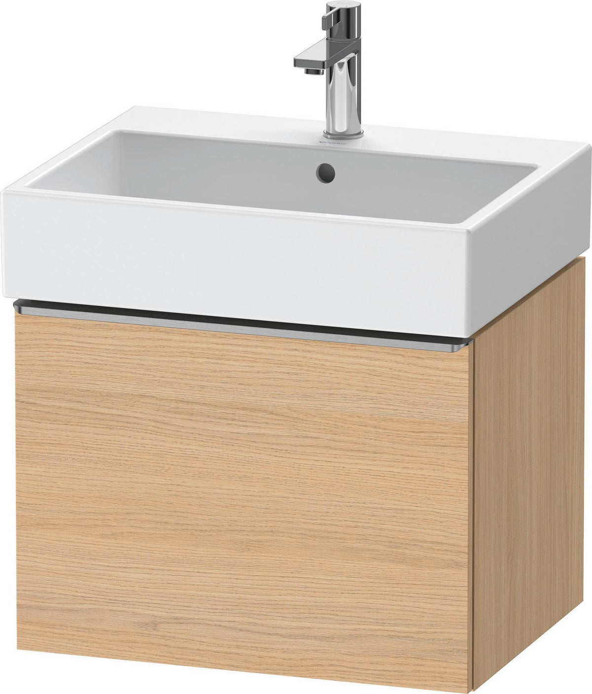 DURAVIT D-Neo Waschtischunterbau 584 mm wandhängend mit 1 Auszug, Griff Bronze, Weiß Matt