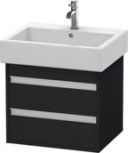 eiche schwarz / 2 Schubkästen / Eiche