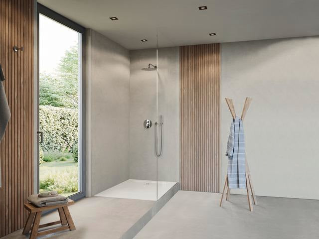 DURAVIT Kopfbrause D300 Rain Schwarz Matt – 300 mm, rund, Antikalk, Wand- & Deckenmontage
