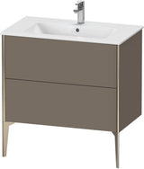 DURAVIT XViu Waschtischunterbau bodenstehend 594x810x480 mm mit 2 Auszügen, weiß matt