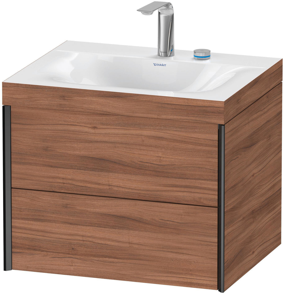 DURAVIT XViu Waschtischunterbauset mit 2 Schubkästen, 480x600x503mm, Nussbaum