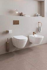 DURAVIT Starck T Handtuchring Chrom 210 mm – Schwenkbar, Verdeckte Befestigung, Rostfreier Stahl