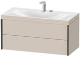 Duravit XViu Möbelwaschtischset 1000x480mm mit Viu Waschtisch und 2 Schubkästen