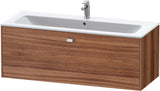 Duravit Brioso Waschtischunterbau 620 mm betongrau matt mit 1 Auszug und Soft-Close