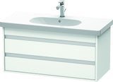 DURAVIT Ketho Waschtischunterbau 1000 mm wandhängend, 2 Schubkästen, weiß matt – für D-Code 034210