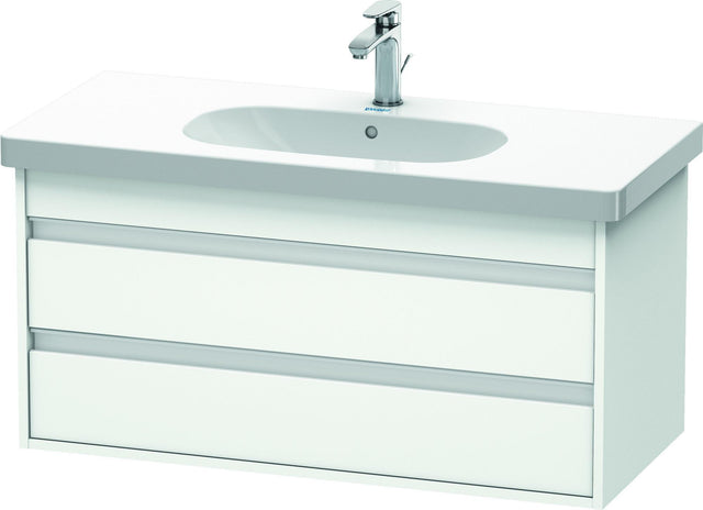 DURAVIT Ketho Waschtischunterbau 1000 mm wandhängend, 2 Schubkästen, weiß matt – für D-Code 034210