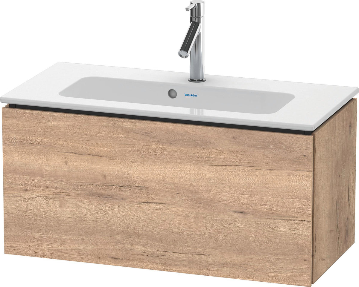 Duravit L-Cube Waschtischunterbau 820 mm Weiß Matt mit 1 Auszug und Tip-On-Technik