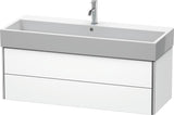 Duravit XSquare Waschtischunterbau 1184 mm mit 2 Schubkästen in Steingrau matt