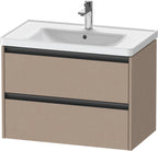 leinen / 2 Schubkästen / Waschtischunterbau