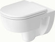 DURAVIT D-Code Wand-WC 540 mm spülrandlos weiß – Tiefspüler, wandhängend