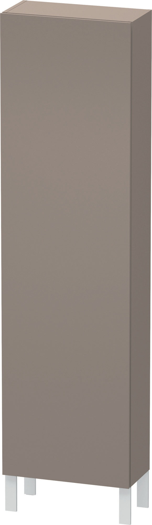 DURAVIT Hochschrank L-Cube 243x500x1760mm 1 Tür links, Leinen – Wandhängend, Soft-Close