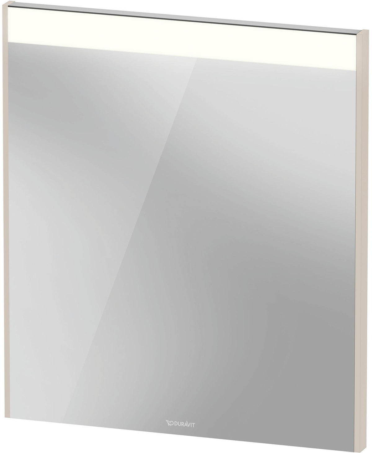 DURAVIT Brioso Spiegelschrank mit Beleuchtung 700x620x45 mm Eiche Natur – Badspiegel mit LED