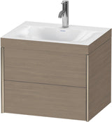 DURAVIT XViu Waschtischunterbauset c-bonded 503x600x480 mm Eiche mit 2 Schubkästen