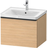 DURAVIT D-Neo Waschtischunterbau 584 mm betongrau matt mit 1 Auszug und Soft-Close