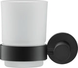 DURAVIT D-Code Glashalter mit Glas links in Chrom – Wandmontage, verchromt, inkl. Befestigungsmaterial