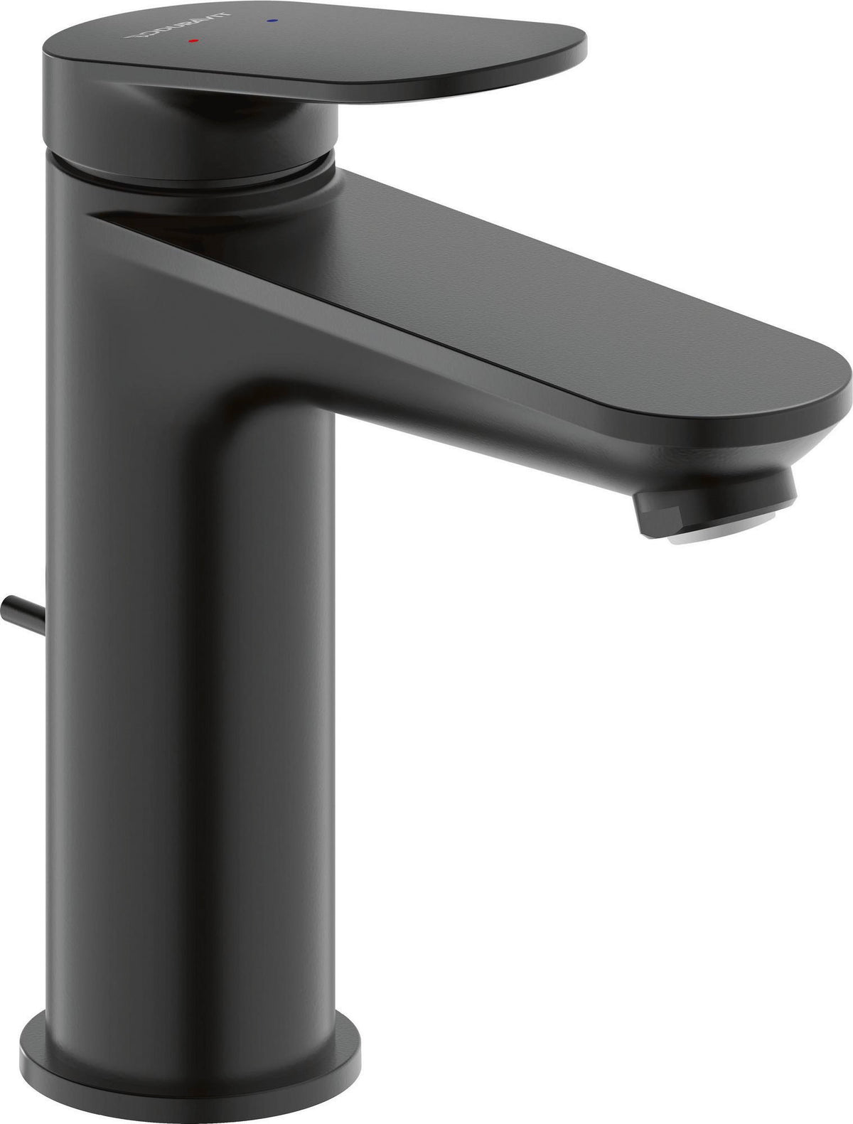 DURAVIT Wave Einhebel-Waschtischmischer M mit Zugstange, Chrom – Keramikmischsystem, 122 mm Ausladung