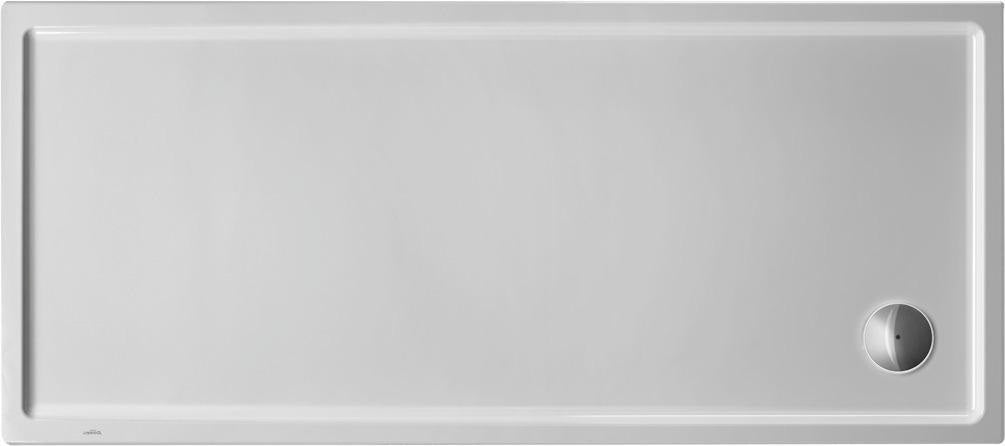 DURAVIT Starck Slimline Duschwanne 1700x750x60 mm Weiß Sanitäracryl Antislip