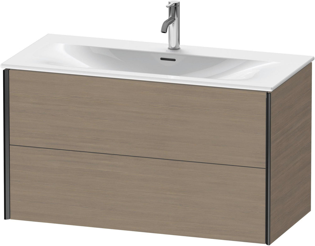 DURAVIT XViu Waschtischunterbau wandhängend 1010 mm, 2 Schubkästen, weiß matt – mit Tip-On-Technik