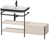 Duravit Happy D.2 Plus Waschtischunterbau 1400 mm mit Metallkonsole supermatt