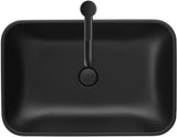 DURAVIT C.1 Einhebel-Waschtischmischer L ohne Zugstange, Schwarz Matt, 136 mm Ausladung