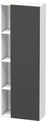 DURAVIT DuraStyle Hochschrank 1400 mm, 1 Tür links, weiß matt – wandhängend mit Soft-Close