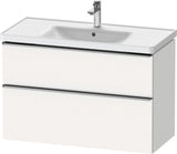DURAVIT D-Neo Waschtischunterbau 984 mm betongrau matt mit Soft-Close und Bronze-Griff