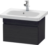 DURAVIT DuraStyle Waschtischunterbau wandhängend 580 mm betongrau matt mit Soft-Close-Auszug