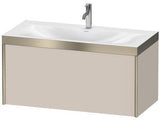 Duravit XVIU Möbelwaschtischset 1000x480mm mit Unterbau, Auszug & Viu Keramik